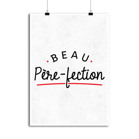 Affiche beau père-fection