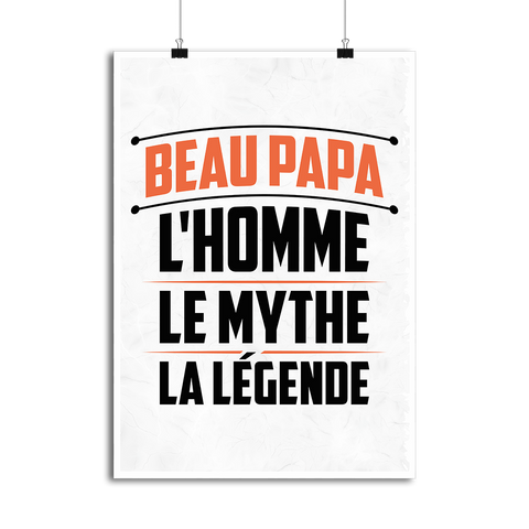 Affiche beau papa la légende 3
