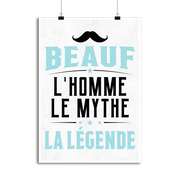 Affiche beauf la légende
