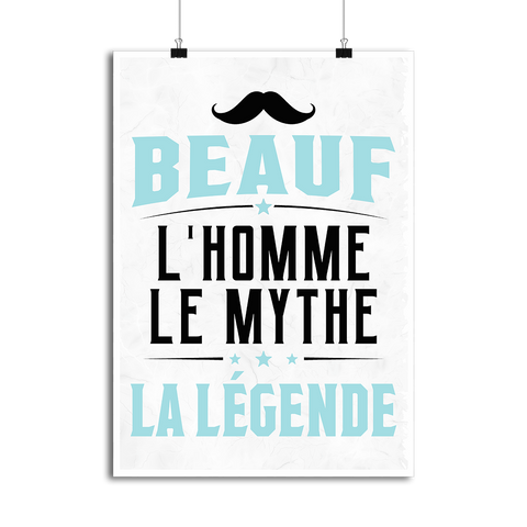 Affiche beauf la légende