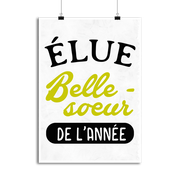 Affiche belle-soeur de l'année