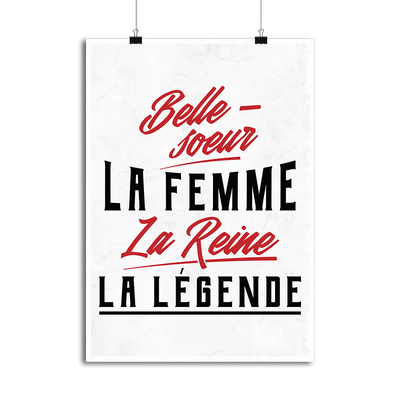 Affiche belle-soeur la légende