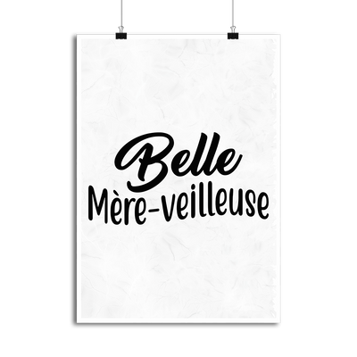 Affiche belle mère-veilleuse