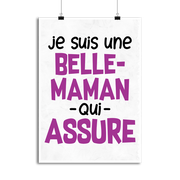 Affiche belle maman qui assure