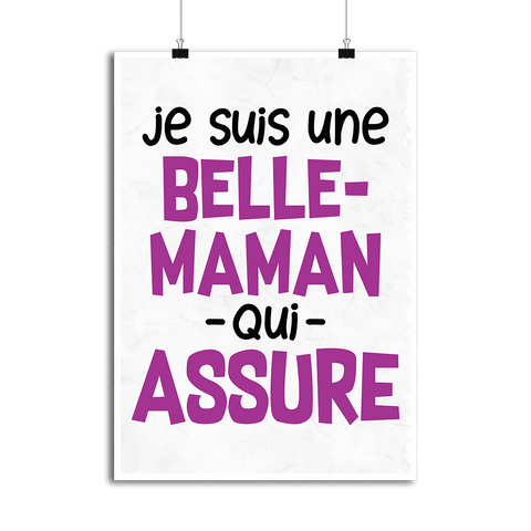 Affiche belle maman qui assure
