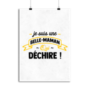 Affiche belle maman qui déchire