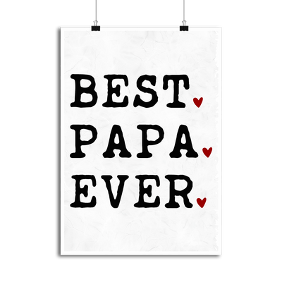 Affiche best papa ever