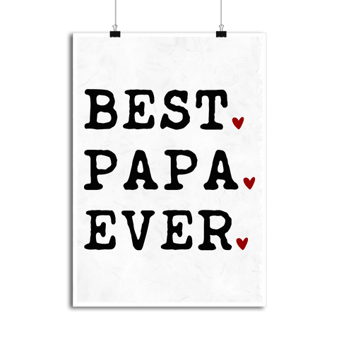 Affiche best papa ever