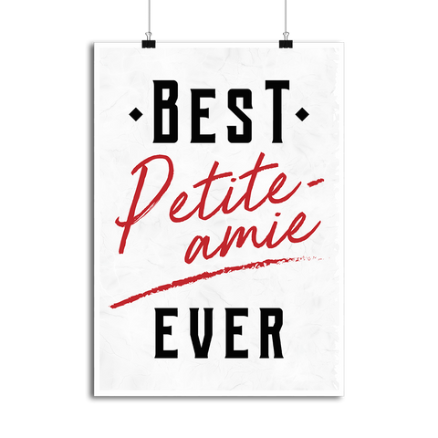 Affiche best petite-amie ever