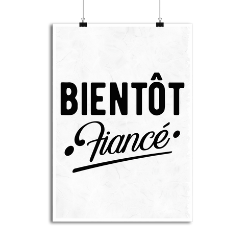 Affiche bientôt fiancé