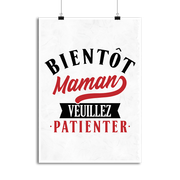 Affiche bientôt maman