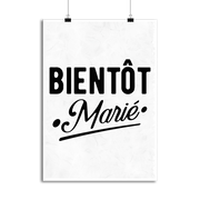 Affiche bientôt marié