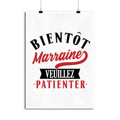 Affiche bientôt marraine