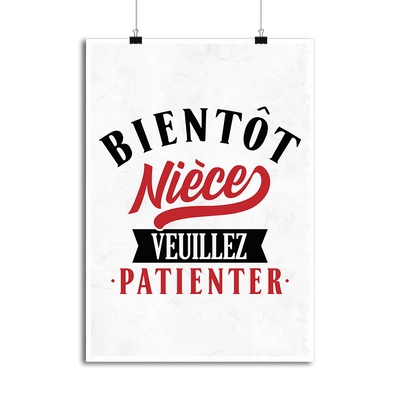 Affiche bientôt nièce