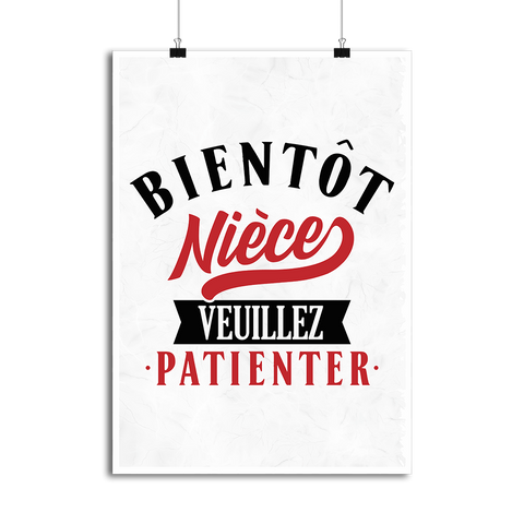 Affiche bientôt nièce