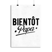 Affiche bientôt papa