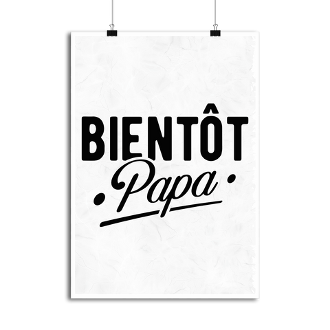 Affiche bientôt papa