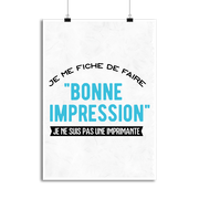 Affiche bonne impression