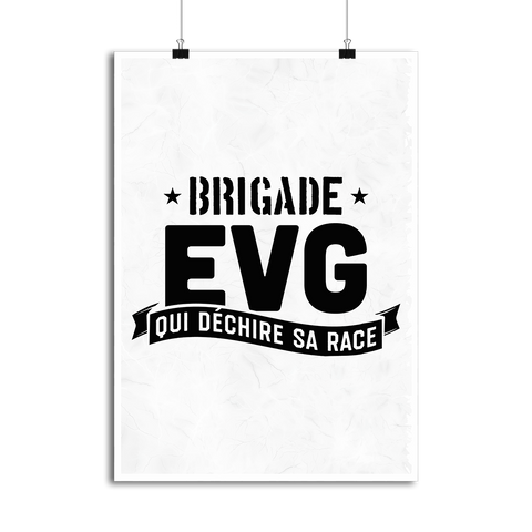 Affiche brigade evg