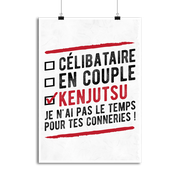 Affiche célibataire en couple kenjutsu