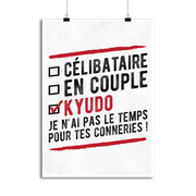 Affiche célibataire en couple kyudo