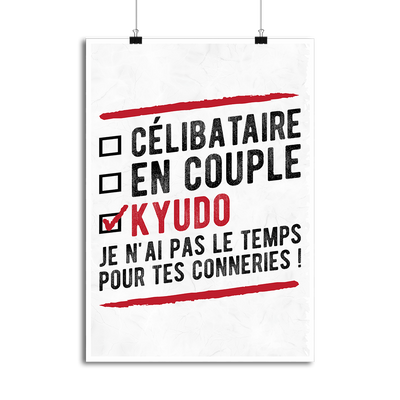 Affiche célibataire en couple kyudo