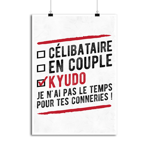 Affiche célibataire en couple kyudo