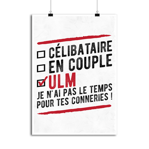 Affiche célibataire en couple ulm