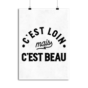 Affiche c'est loin mais c'est beau