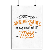 Affiche c'est mon anniversaire