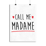Affiche call me madame