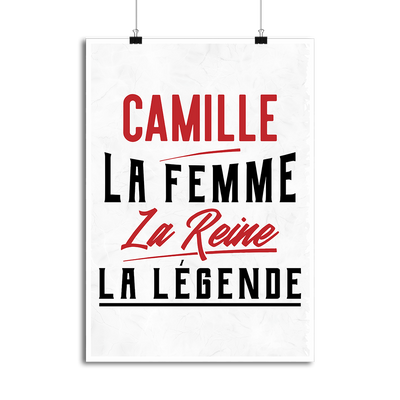 Affiche camille la femme la reine la légende