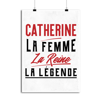 Affiche catherine la femme la reine la légende