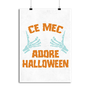 Affiche ce mec adore halloween