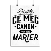 Affiche ce mec va se marier