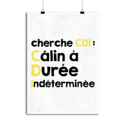 Affiche cherche cdi