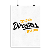 Affiche comme directeur j'assure