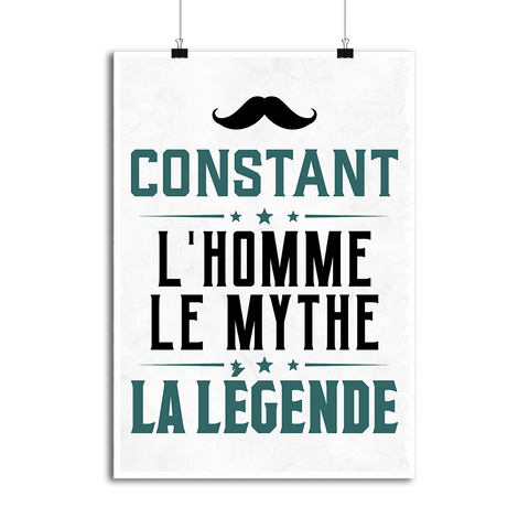 Affiche constant l'homme le mythe la légende
