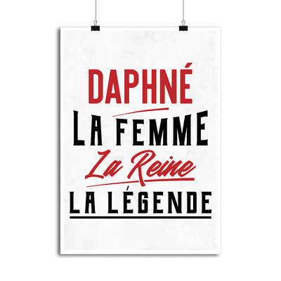 Affiche daphné la femme la reine la légende