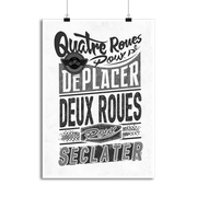 Affiche deux roues pour s'éclater