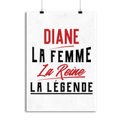Affiche diane la femme la reine la légende