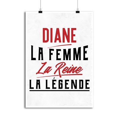 Affiche diane la femme la reine la légende