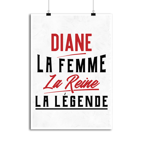 Affiche diane la femme la reine la légende