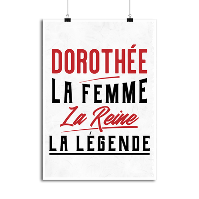 Affiche dorothée la femme la reine la légende