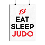 Affiche eat sleep judo