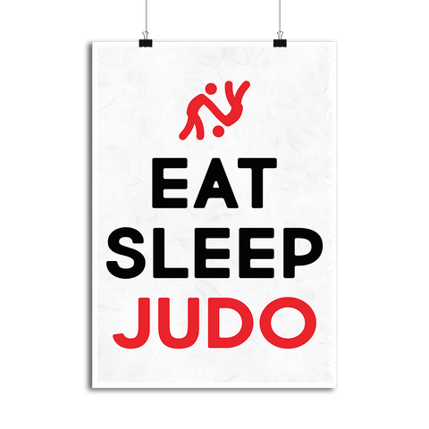 Affiche eat sleep judo