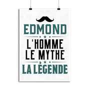Affiche edmond l'homme le mythe la légende