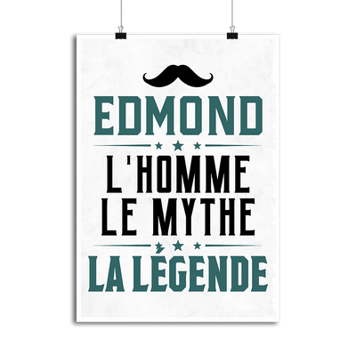 Affiche edmond l'homme le mythe la légende