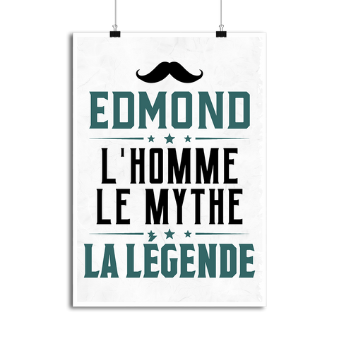 Affiche edmond l'homme le mythe la légende