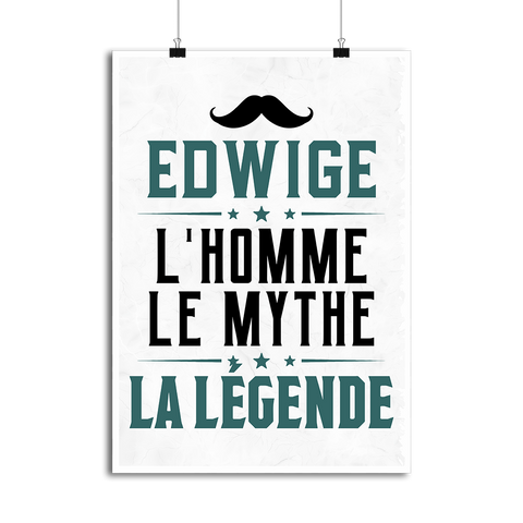 Affiche edwige l'homme le mythe la légende